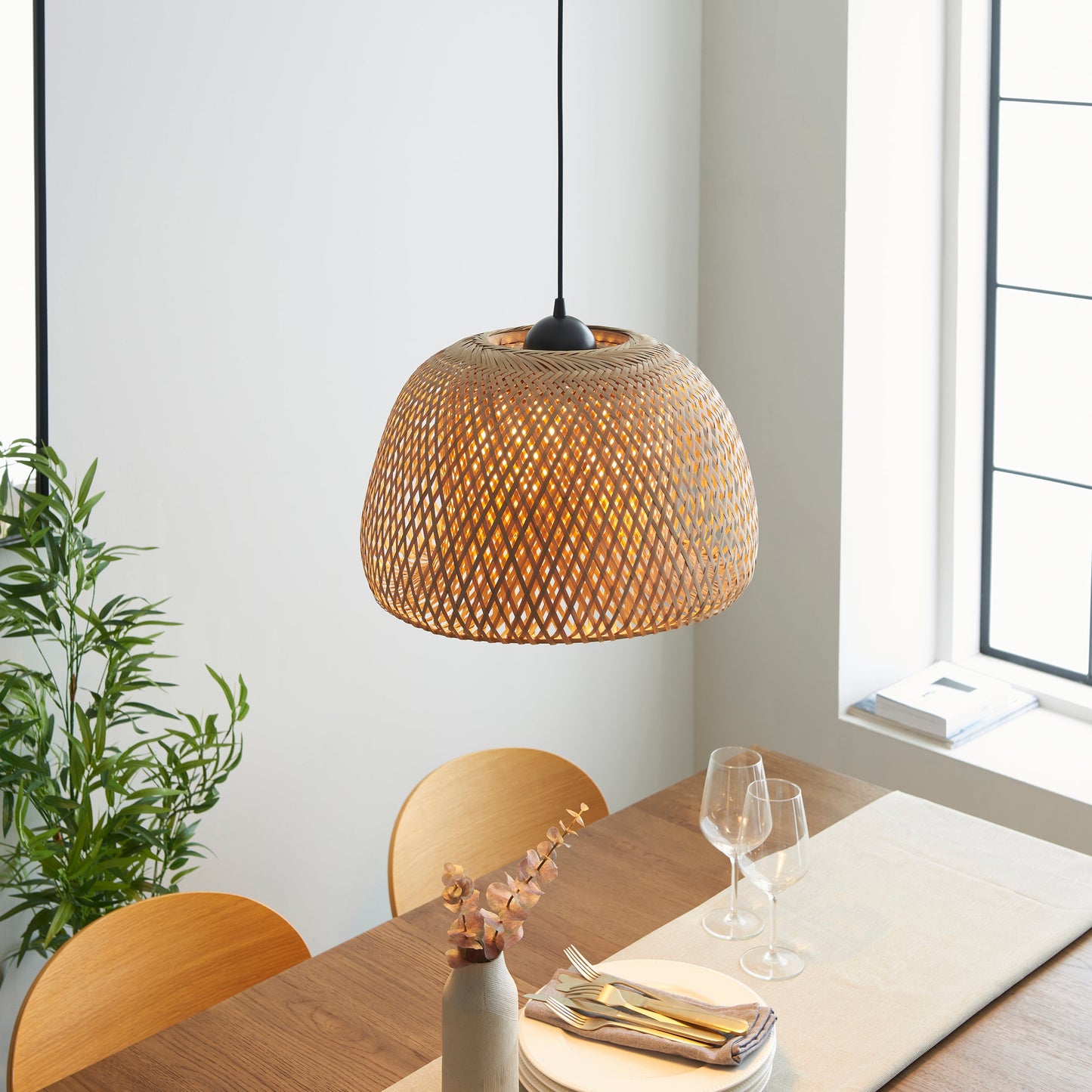 Bali Bamboo Pendant Light