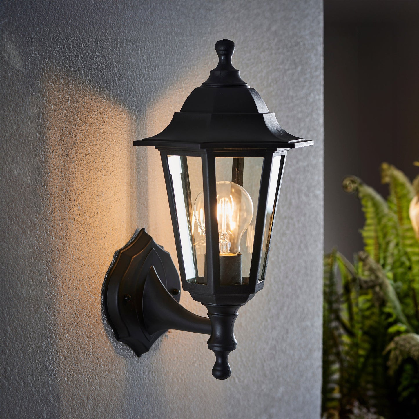 Bayswater Wall Lantern, Black