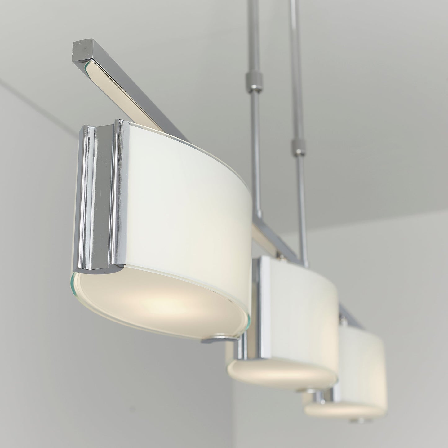 Clef 3 Light Semi-flush Island Ceiling Light