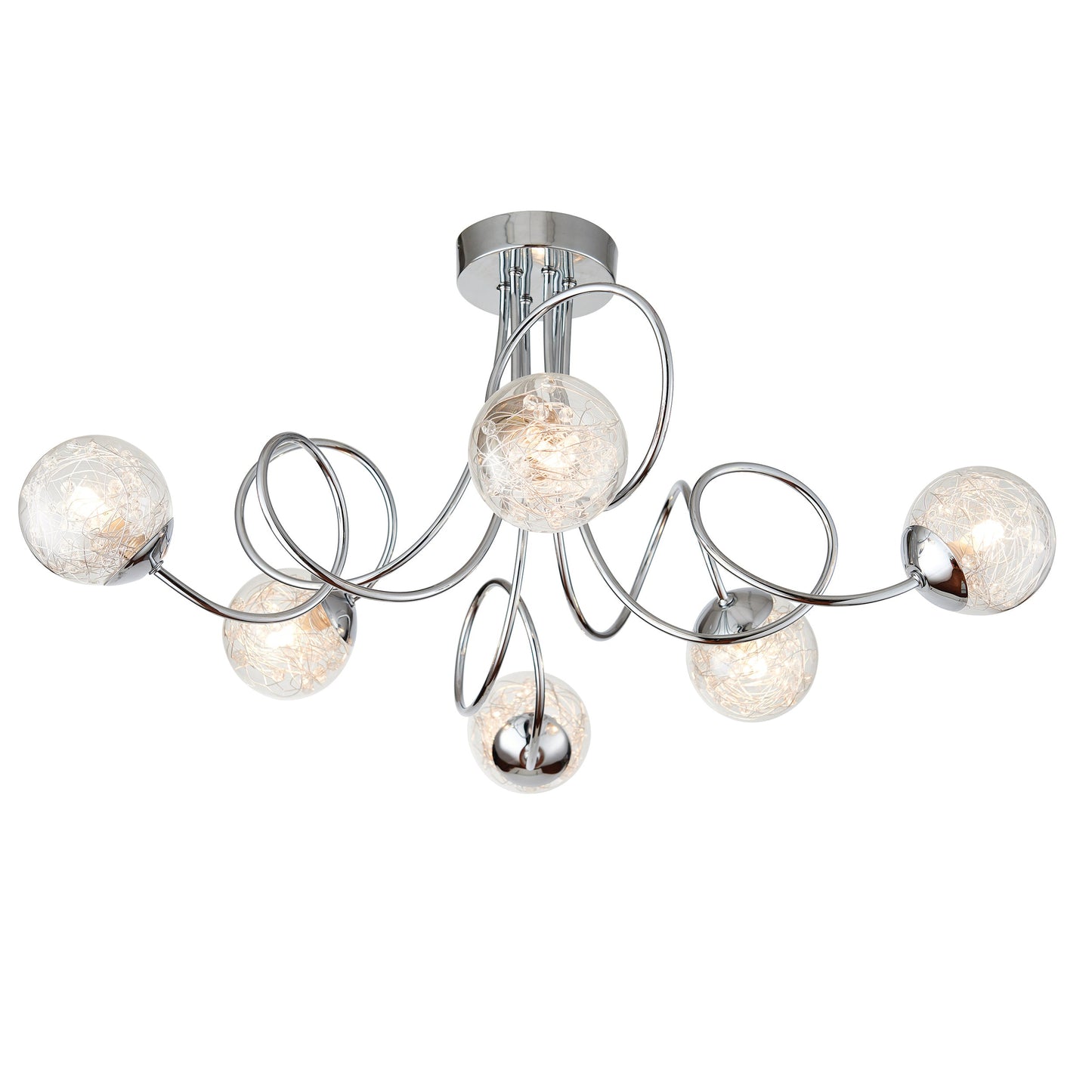 Auria 6-Light Semi-flush Ceiling Light