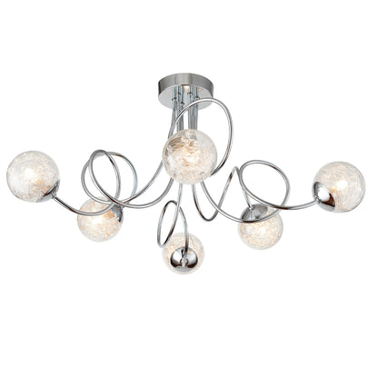 Auria 6-Light Semi-flush Ceiling Light