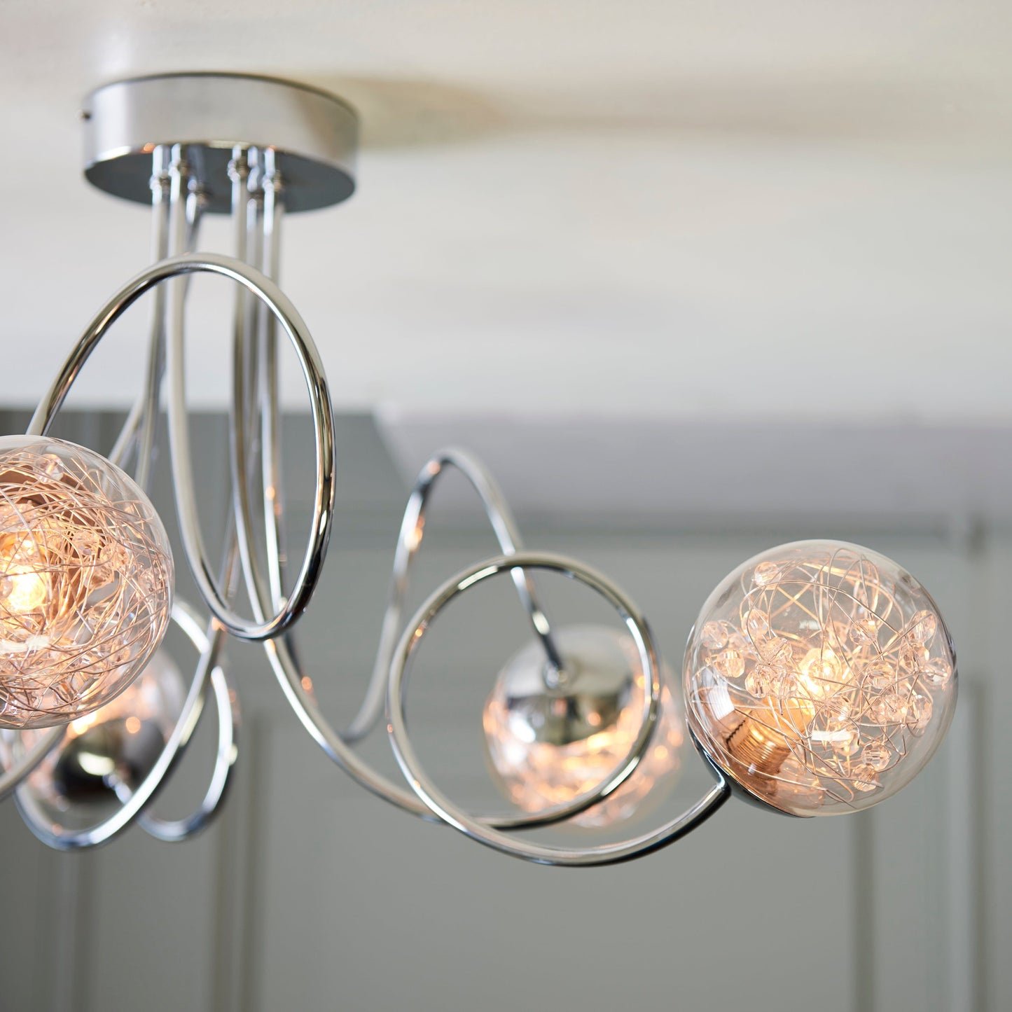 Auria 6-Light Semi-flush Ceiling Light
