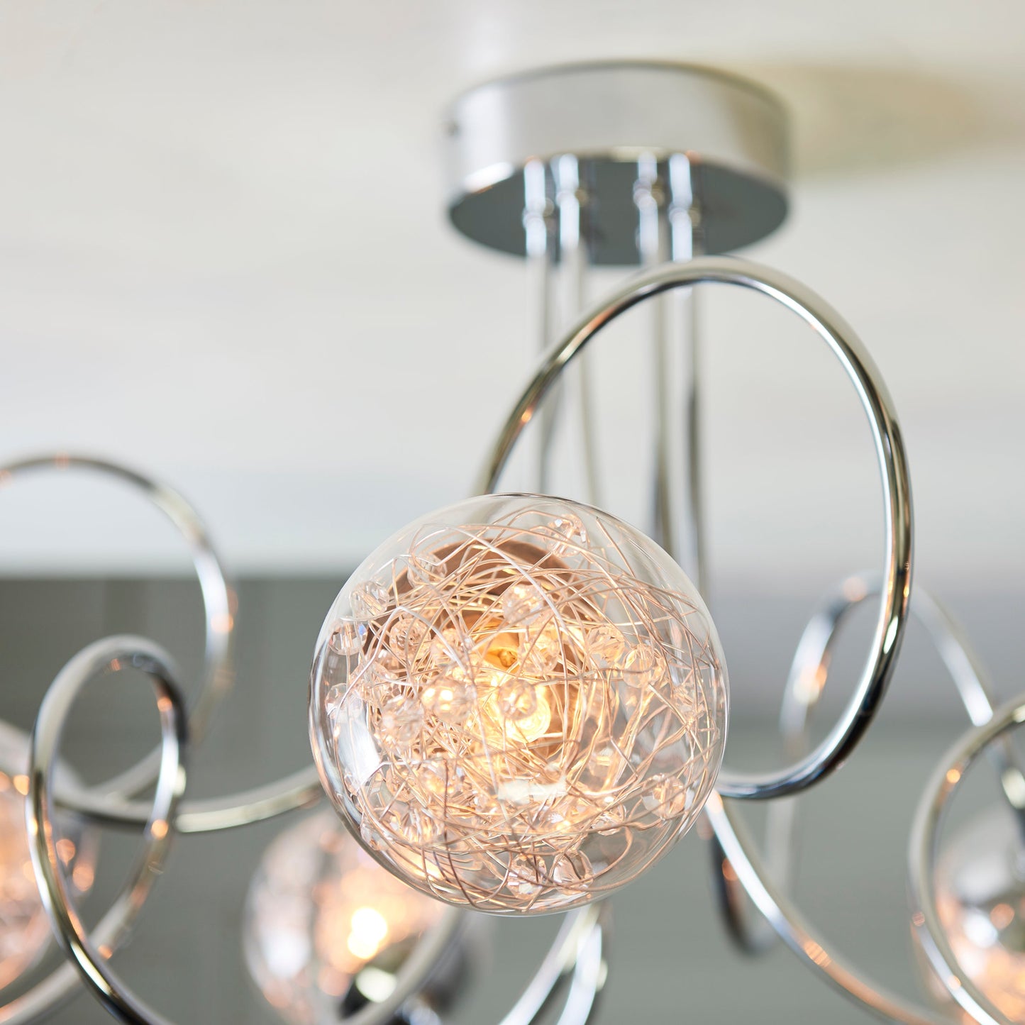 Auria 6-Light Semi-flush Ceiling Light