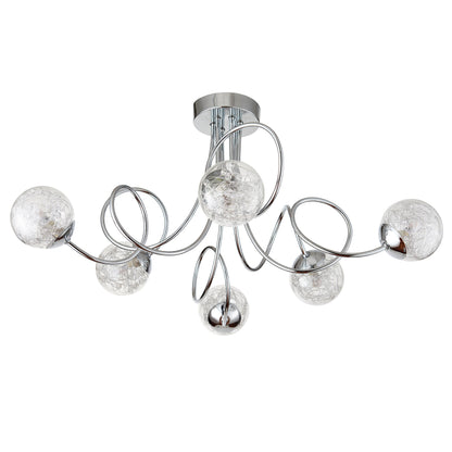 Auria 6-Light Semi-flush Ceiling Light