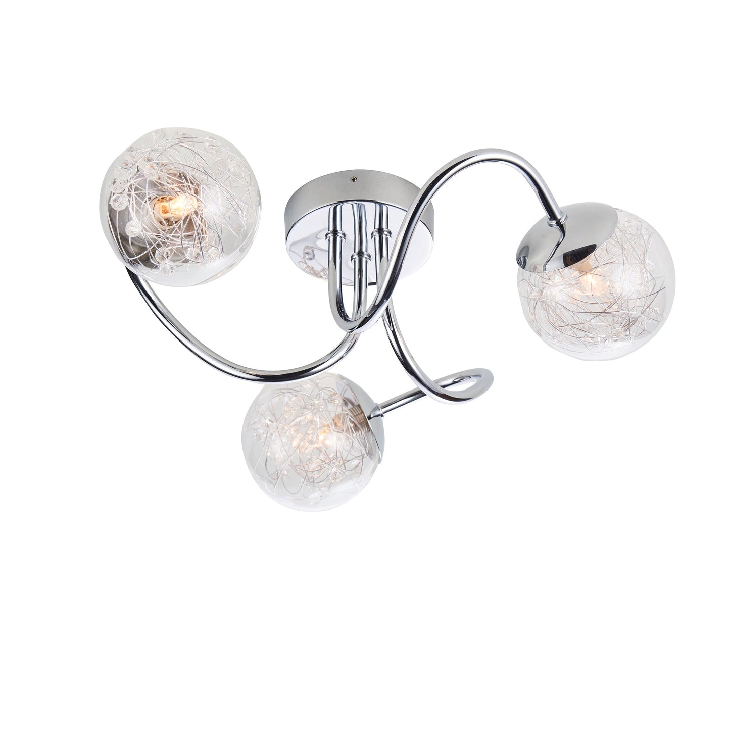 Auria 3-Light Semi-flush Ceiling Light
