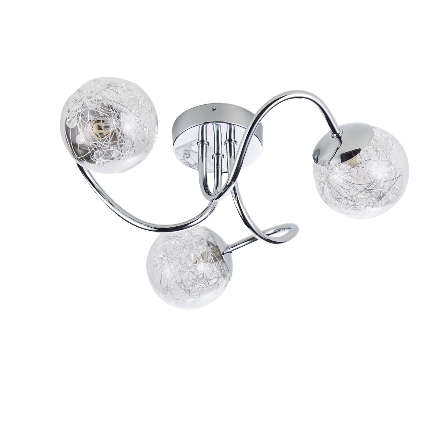 Auria 3-Light Semi-flush Ceiling Light