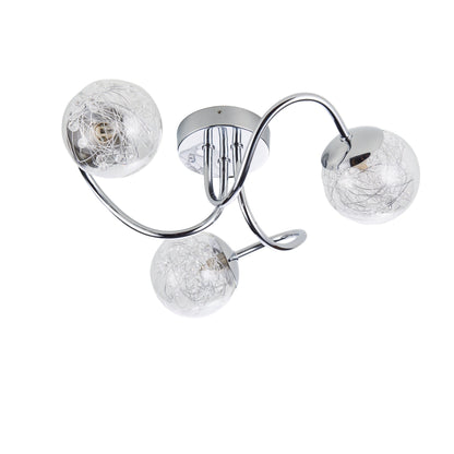 Auria 3-Light Semi-flush Ceiling Light