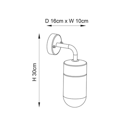 North Outdoor Wall Light