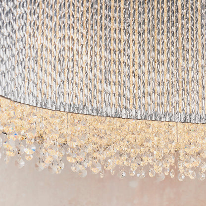 Galina 8 Light Crystal Island Pendant Light