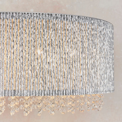 Galina 8 Light Crystal Island Pendant Light