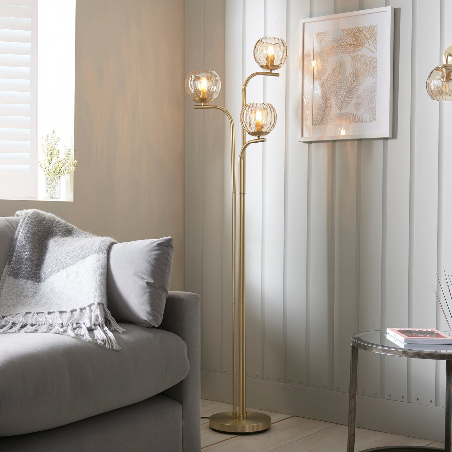 Dimple 3-Light Floor Lamp
