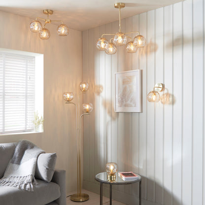 Dimple 3-Light Floor Lamp