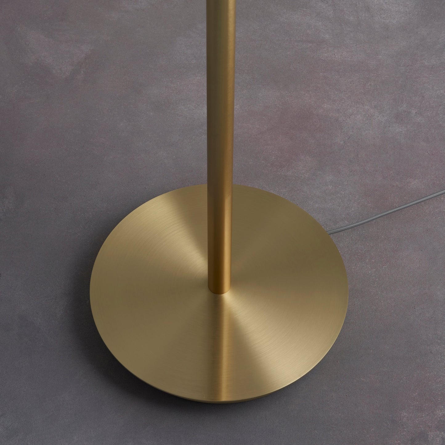 Fraser Floor Lamp, Brushed Brass