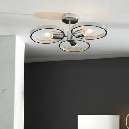 Merola Semi flush Bathroom Ceiling Light