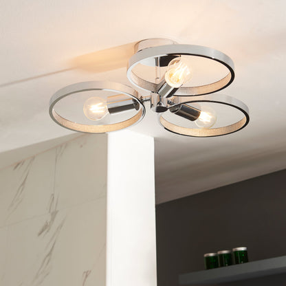 Merola Semi flush Bathroom Ceiling Light