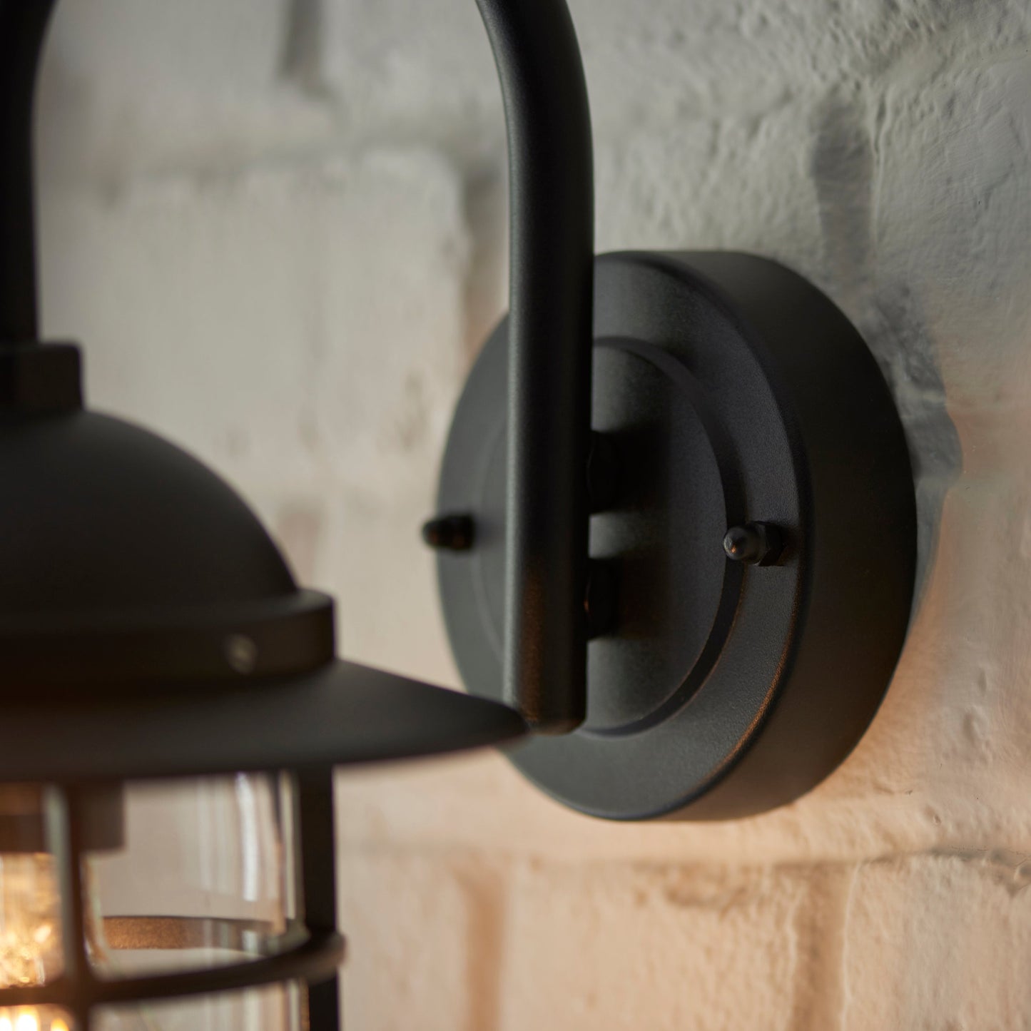Port Outdoor Wall Lantern, Black