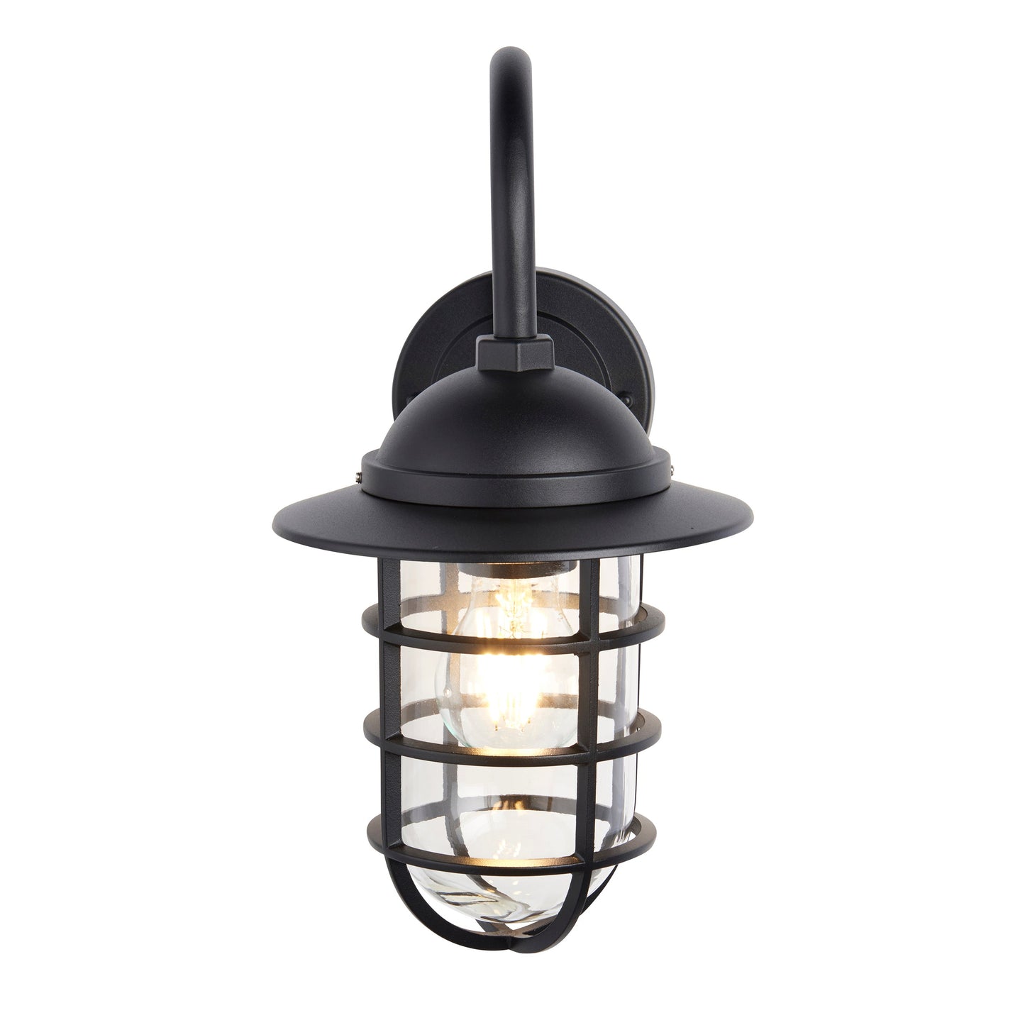 Port Outdoor Wall Lantern, Black