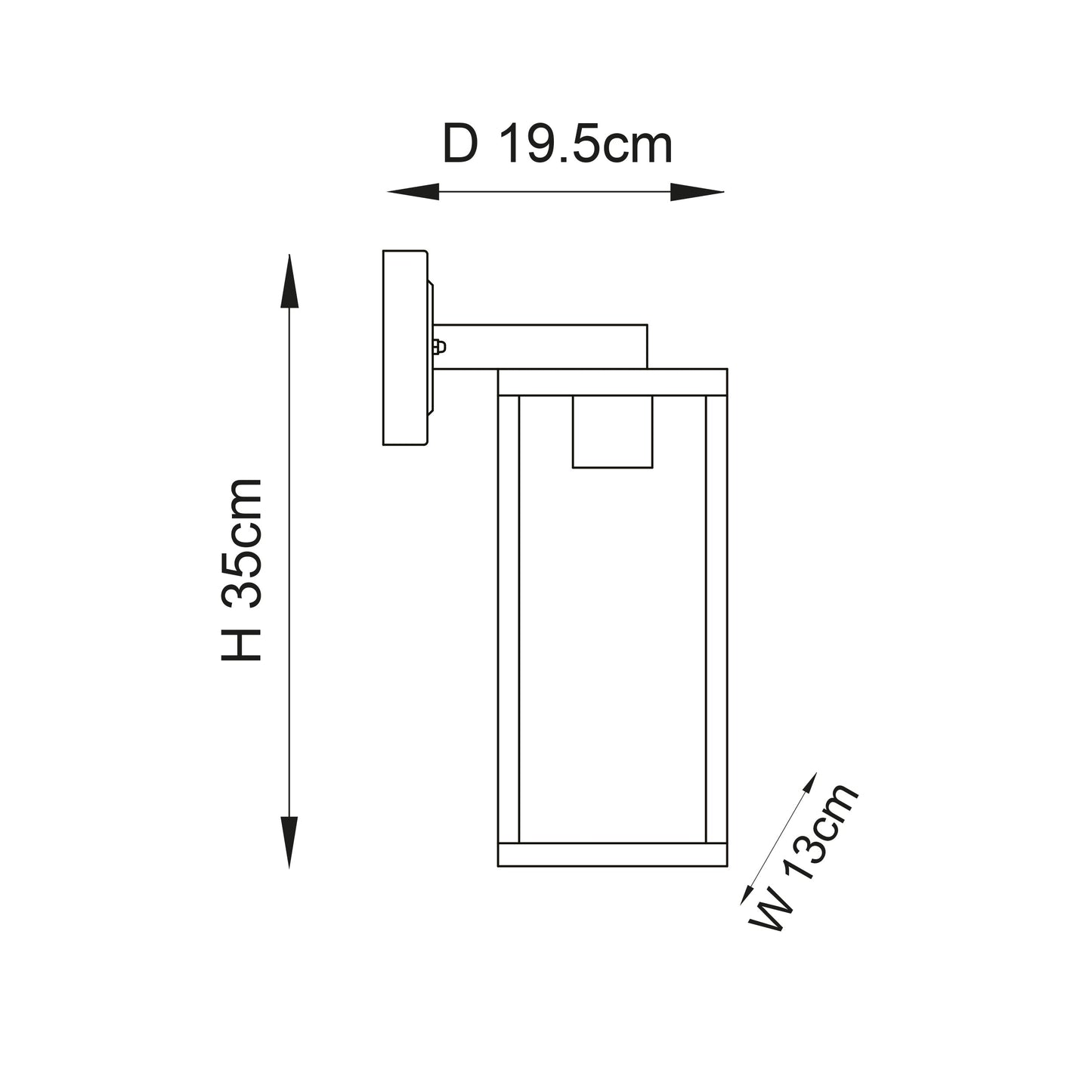 Hamden Outdoor Wall Light