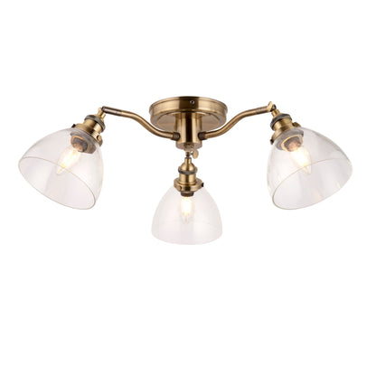 Hansen 3-Light Semi-flush Ceiling Light