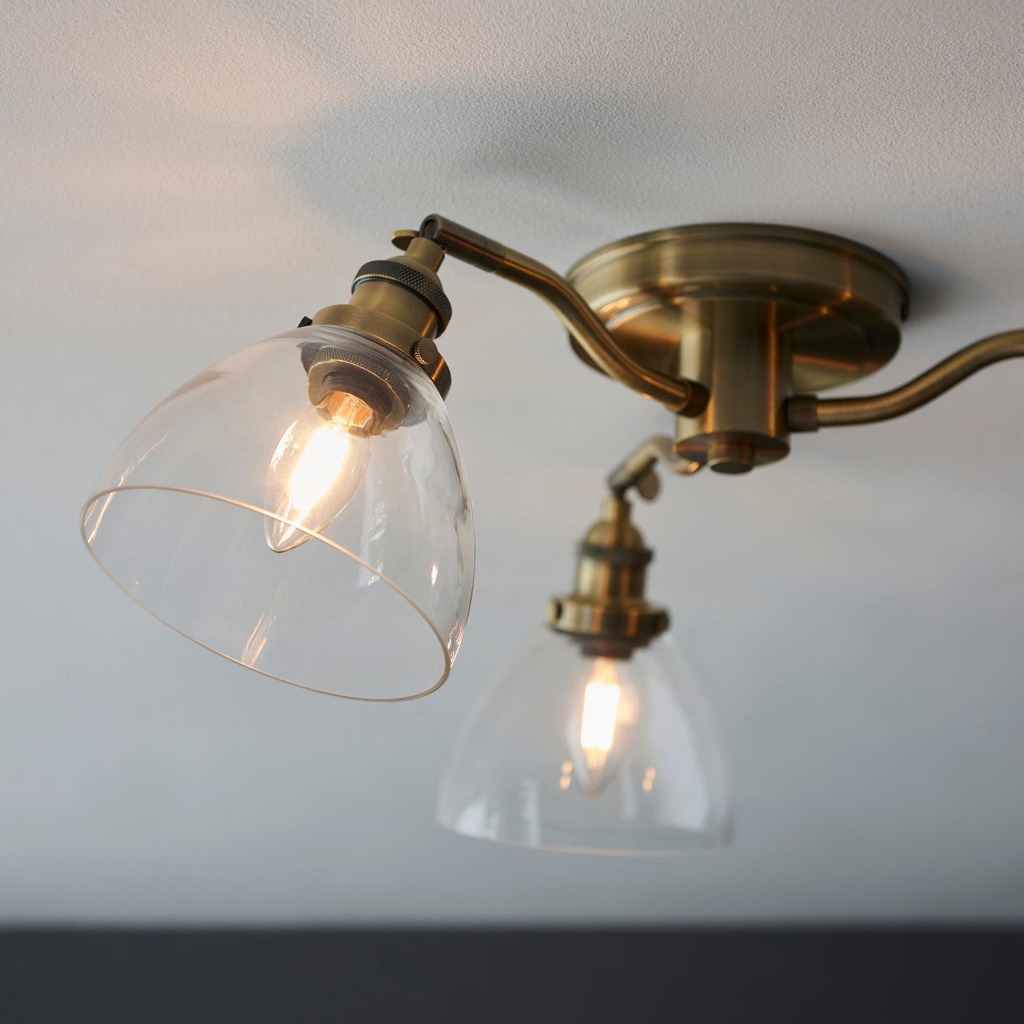 Hansen 3-Light Semi-flush Ceiling Light