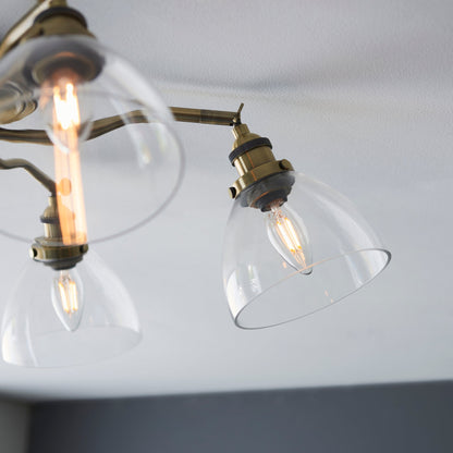 Hansen 5-Light Semi-flush Ceiling Light