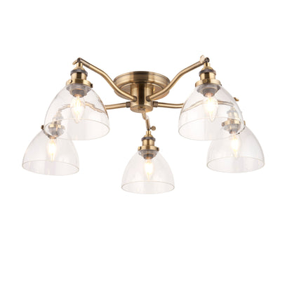 Hansen 5-Light Semi-flush Ceiling Light