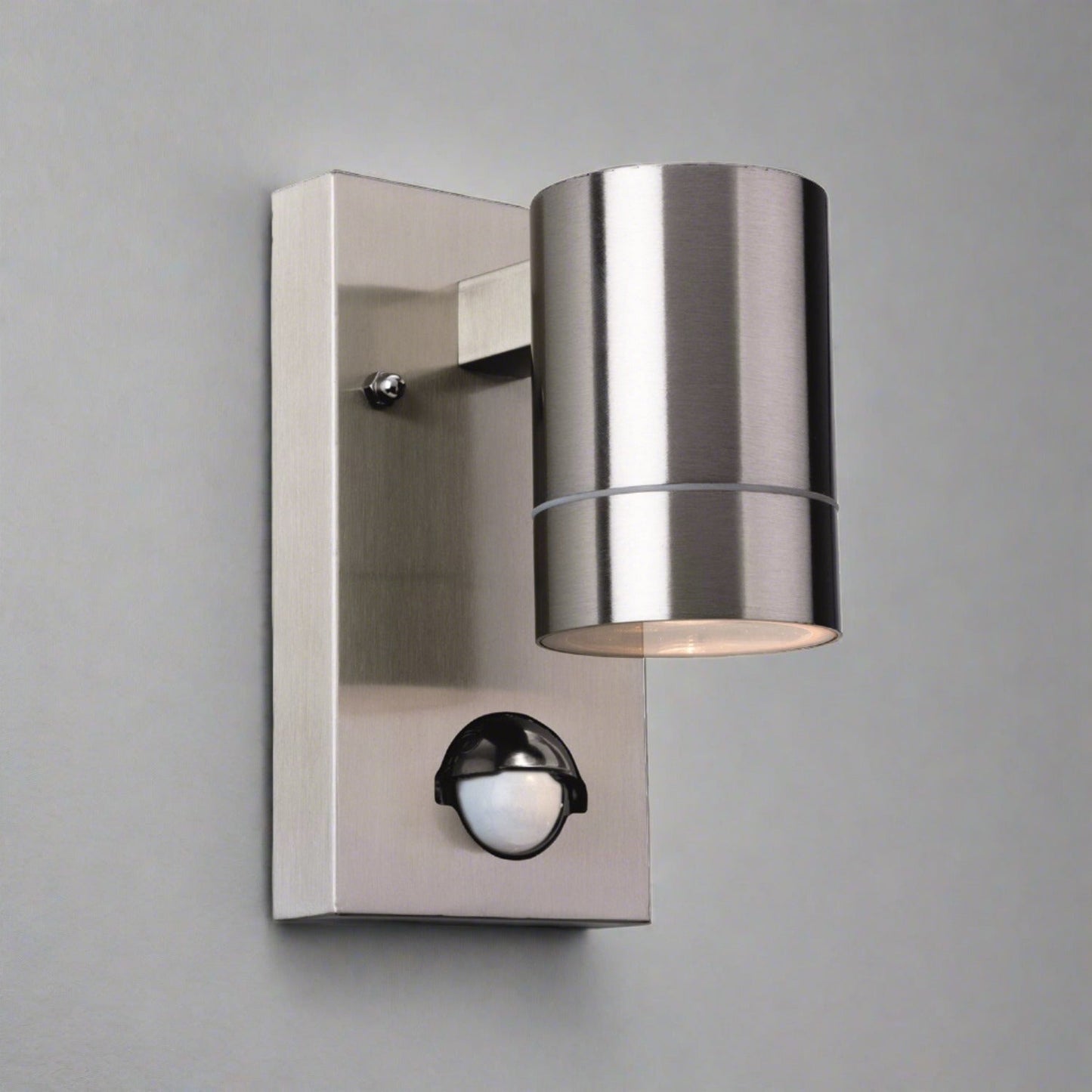 Arren Down Wall Light with PIR Sensor, Stainless Steel