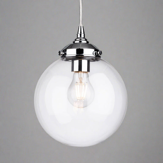 Esme Glass Orb Pendant Light