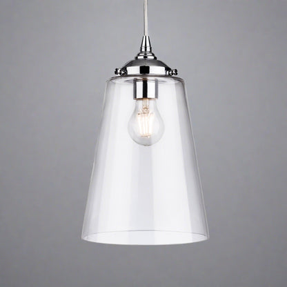 Esme Glass Tubular Pendant Light