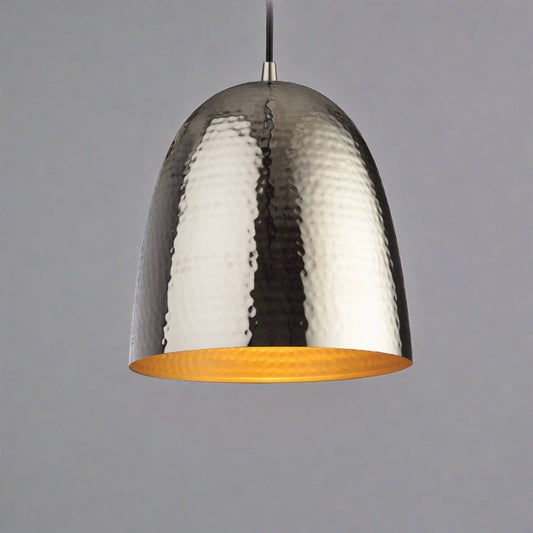 Assam Hammered Metal Pendant Light