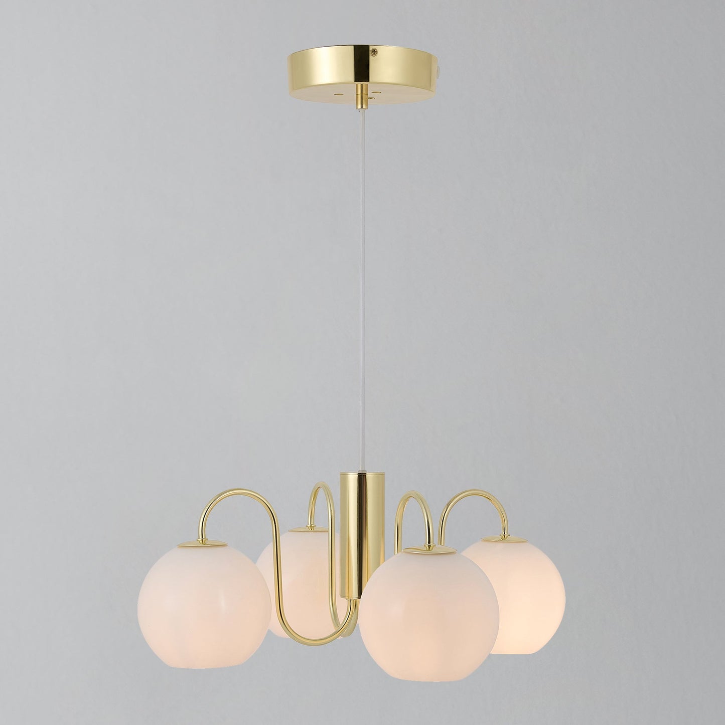Franca 3 Light Pendant Chandelier - Brass