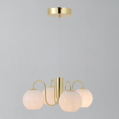 Franca 3 Light Pendant Chandelier - Brass