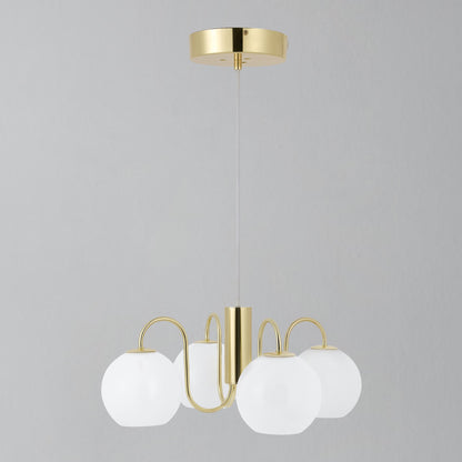 Franca 3 Light Pendant Chandelier - Brass