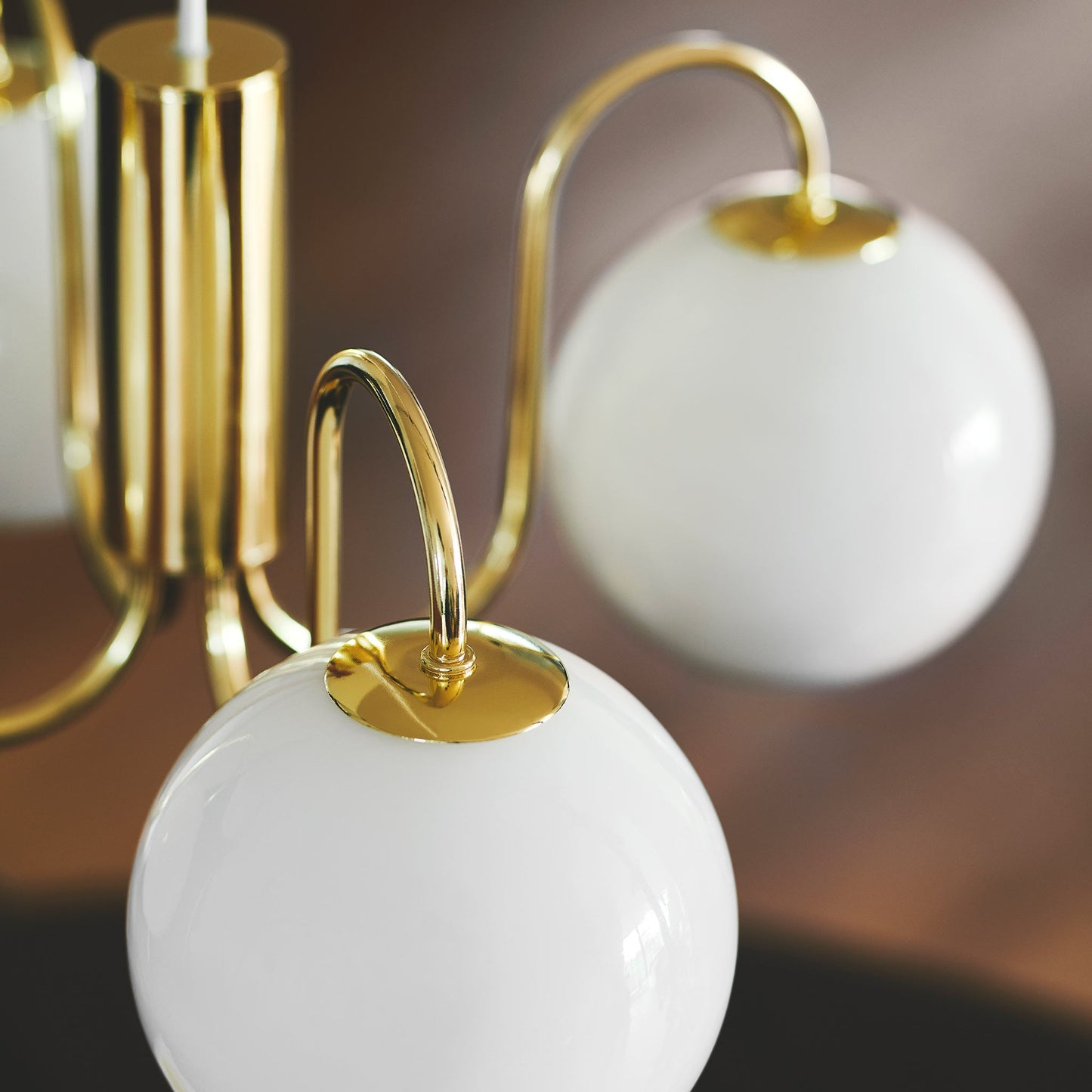 Franca 3 Light Pendant Chandelier - Brass
