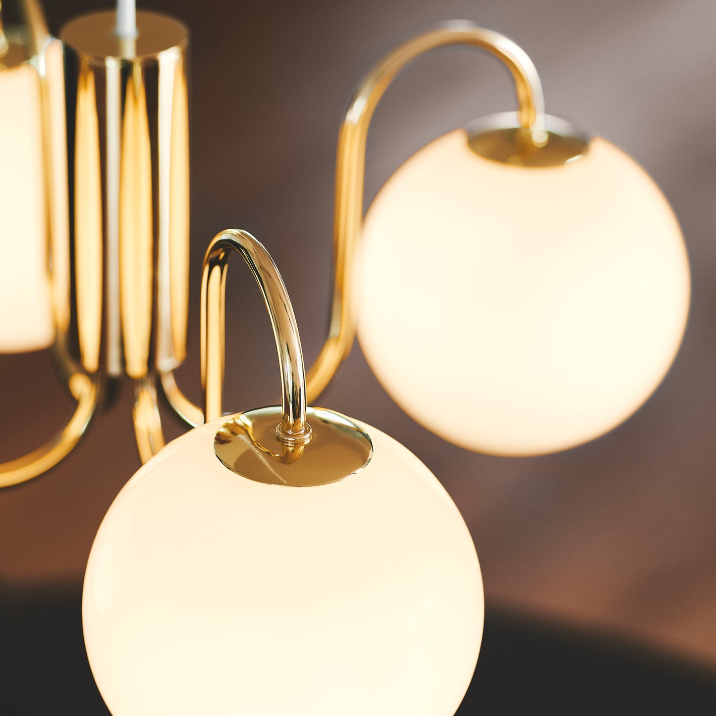 Franca 3 Light Pendant Chandelier - Brass