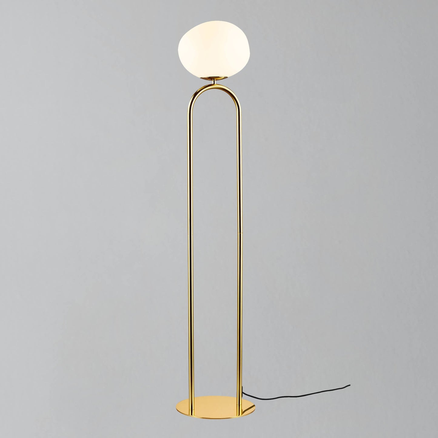 Shapes Floor Lamp, Brass