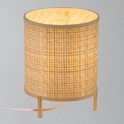 Nordlux Trinidad Woven Bamboo Table Lamp - -Lampsy