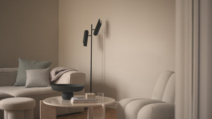 Rochelle Floor Lamp, Black
